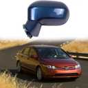 Driver Side Mirror Assembly Fit for 2006 2007 2008 2009 2010 2011 HONDA CIVIC Car Rear View Mirror Side Mirror Replacement Lens Adjustment