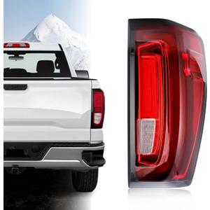 Tail Light Assembly Compatible with 2019-2024 GMC Sierra 1500 2500HD 3500HD, Right Passenger Side Tail Light Brake Turn Signal Replace# 84565920 GM2801309