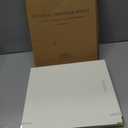 Sturdy Document Organizer Set with Folders - Beautiful Linen 3-Ring Binder Safely Stores All Important Documents & Files in One Place - Easy to Use Expanding Storage Incl. Envelopes, Pockets & Labels
