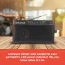 RadioShack Portable AM/FM Radio with Weather Band and Handle 1202273