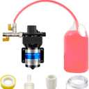 RV 3-Way by-Pass Winterizing Waterizing Water Systerm Antifreeze Pump Converter Kit, RV Water Pump Valves Replacement, 1/2" NPT