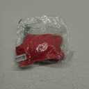 YIMISAN Women's Two Piece Bandeau Swimsuit Ribbed Strapless Tube Bikini Top with Mid Waist Cheeky Bottom Bathing Suit (Red) S