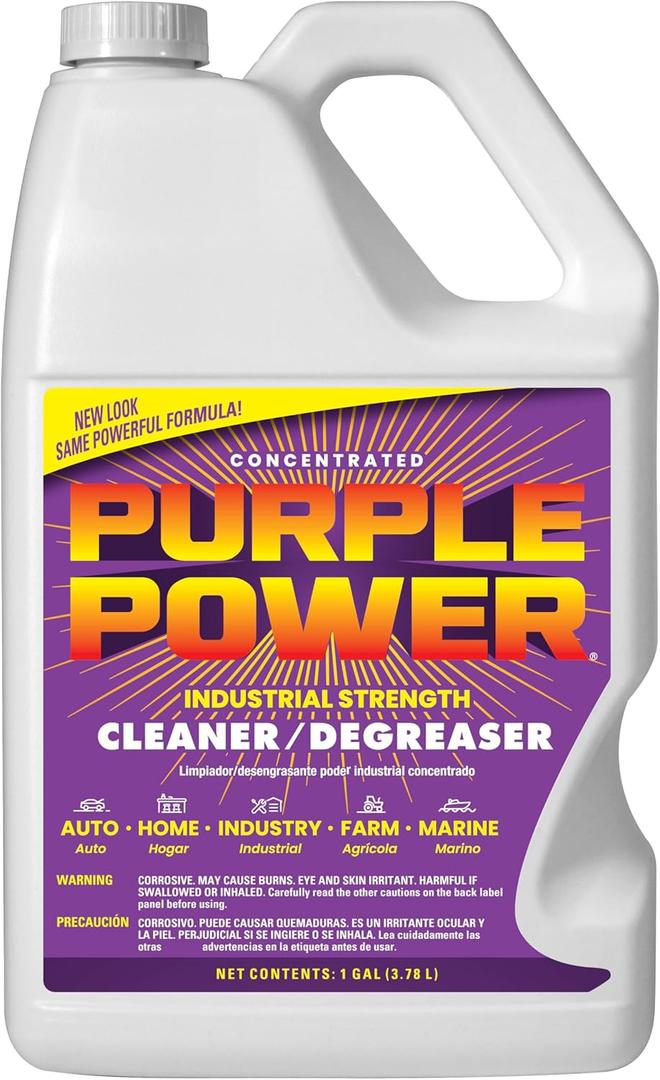 Purple Power (4320P) Industrial Strength Cleaner and Degreaser - 1 Gallon, 128 Fl Oz (Pack of 1)