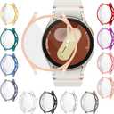 [12 Pack] YUVIKE Watch Screen Protector for Galaxy Watch 7 40mm, 12 Colors Soft TPU Watch Case Full Protective Cover for Samsung Galaxy Watch7 40mm