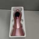 Cordless Electric Razors for Women: Rechargeable Painless Bikini Trimmer for Body Hair - IPX7 Waterproof Shaver with LED Display for Face/Underarm/Leg Blush Pink