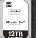 HGST Ultrastar He12 | HUH721212ALE601 | 0F27454 | 12TB 7200 RPM 256MB SATA 6.0Gb/s 3.5" Cache | 512E | BitLocker Hard Drive Encryption | Power Disable Function |