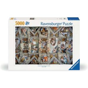 Ravensburger - Sistine Chapel - 5000 Piece Jigsaw Puzzle - Stunning Imagery - Beautiful and Intricate - Unique Ceiling 360 Degree View - Premium Quality - Puzzles for Adults