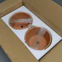 Vensovo 5.7 Inch Terracotta Shallow Succulent Pot - 6 Pack Terra Cotta Clay Pots with Saucer, Cactus Terra-Cotta Indoor and Outdoor Planters with Drainage Hole (Brown)