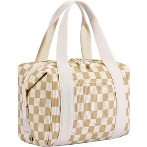 HowFly Lunch Box for Women Stylish Corduroy Insulated Lunch Bag for Men Adults Leakproof Reusable Lunchbox Large Capacity Lunch Boxes Cooler for Work, Travel, Picnic