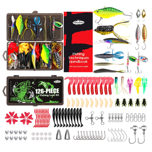 FONMANG Fishing Lures - Tackle Box with Tackle Included, Fishing Kit with VIBs, Frogs, Minnows, Soft Baits, Hooks & Weights Accessories, Freshwater Lure Kit for Bass Walleye Trout
Amazon's Choice