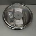 12" Titanium Pans for Cooking with Lid Hammered Tagines Skillet