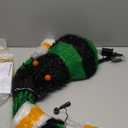 4.2Ft Giant Spider Halloween Decorations Outdoor 52" Light Up Spider with 90 LED Lights for Front Yard, Porch, Garden, Lawn, Halloween Party (Green) (Zz-002)