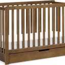 Carters by Davinci Colby 4-in-1 Convertible Crib w/Trundle Storage - GREENGUARD Certified, Convertible Baby Crib to Toddler Bed, Daybed, Full-Size Bed - 4 Adjustable Mattress Heights, Walnut