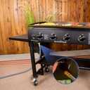 5249 Propane to Natural Gas Conversion Kit for Blackstone 28"/36" Griddle, 10 FT 3/8" ID Natural Gas Hose With 3/8" Female Flare Fitting for Tailgater, Rangetop Combo & Burner Stove, 1/2 PSI