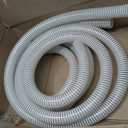1 1/2 "-12 Ft Pool Filter Pump Connection Hose Premium Kink Free PVC Swimming Replacement Tube for Above Ground Pools, Includes 2 Hose Clamps and Can Be Cut as Needed