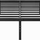 16 Inch High Platform Metal Queen Size Bed Frame, Queen Bed Frame no Box Spring Needed, Easy Assembly, Heavy Duty, Noise Free, Black