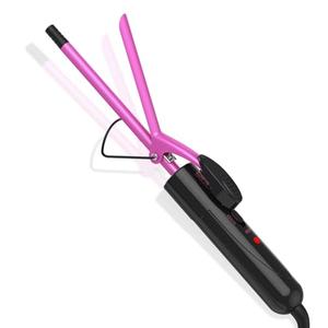DAN Technology Small Ceramic Curling Wand with Adjustable Temperature for Tight Curls on Short & Long Hair (3/8 Inch, 10MM)