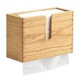 NATURE SUPPLIES Bamboo Paper Towel Dispenser with Removable Top Tray for Bathroom and Kitchen, Wall Mount and Countertop Multifold, C-Fold, Z-Fold, Tri-Fold Hand Towel Holder for Commercial Use, Wood NATURE SUPPLIES Bamboo Paper Towel Dispenser with Removable Top Tray for Bathroom and Kitchen, Wall Mount and Countertop Multifold, C-Fold, Z-Fold, Tri-Fold Hand Towel Holder for Commercial Use, Wood