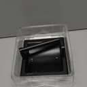 Matte Black Recessed Toilet Paper Holder for Large Rolls, Pivoting Black Toilet Paper Holder Wall Mount Stainless Steel, in Wall Toilet Paper Holders Black, Bathroom Toilet Paper Wall Holder