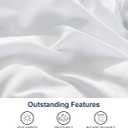 ACCURATEX Duvet Insert Queen Comforter - 400GSM Fluffy Down Alternative Fill Hotel Collection Heavyweight Comforter, Warm Thick Duvet for Fall Winter, 8 Corner Tabs - Machine Washable,White,90x90