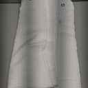 Barossa Design Fabric Shower Curtain Cotton Blend 78 inch Long, Honeycomb Waffle Weave, Hotel Luxury, Heavy Weight, Spa, Washable, White, 72x78