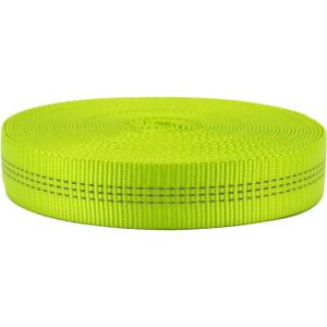 NewDoar CE UIAA Certified 1 Inch Nylon Webbing Strap/Tubular Climbing Webbing - Heavy Duty Strap for Rescue, Climbing, Harnesses, Rock Work, & Firefighting (1 inch x 5 Yard, Green)