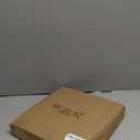 HPC Decor 12in Round Wood Tray - White, Distressed, Farmhouse Rustic - Decorative Tray for Living Room, Coffee Table, Kitchen Table or Farmhouse Serving Tray