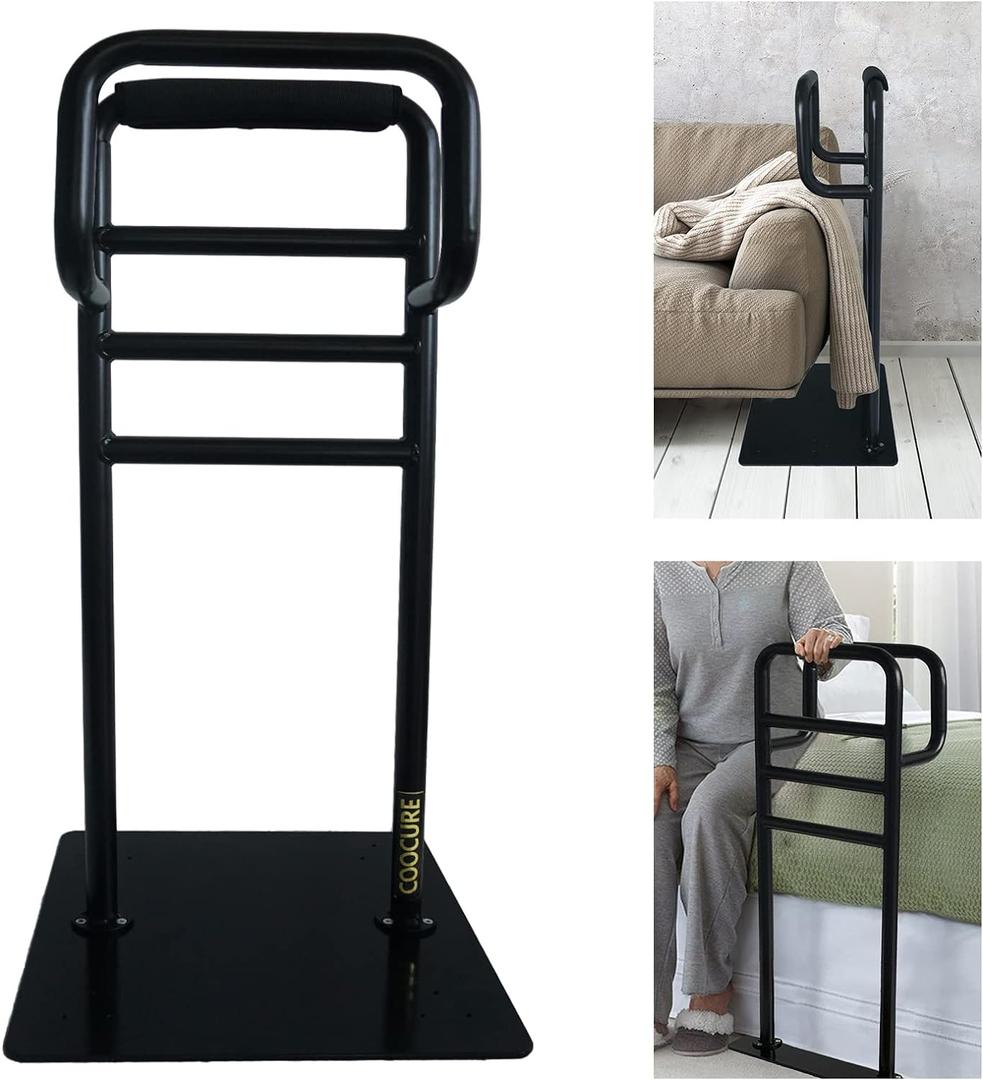 Couch Stand Assist for Elderly, Sofa & Chair Stand Assist Rail, Heavy Duty Bed Assist Rail with Non-Slip Covers. Suitable for Seniors and Other Relied On Persons., Fixed Height