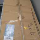 MUTUN 53" Computer Desk with 4 Drawers & Power Outlets, Reversible Home Office Desk with Monitor Stand & Printer Stand, Gaming Desk with Led Lights, Study Writing Work Desk Table for Bedroom (White)