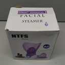 Facial Steamer Personal Steam Inhaler Sauna Facial Steamer Hot Mist Moisturizing Beauty Instrument Rejuvenate and Hydrate Your Skin (Purple)