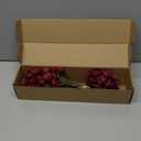 Letjolt Ranunculus Artificial Flower 18 Pcs Red Silk Ranunculus Wedding Bouquet Engagement Centerpieces Arrangements Bridal Shower Decorations Home Decor, Dark Red