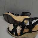 DRE
DREAM PAIRS Womens Open Toe Espadrilles Wedges Tie Lace Up Cute Ankle Strap Platform Sandals Dressy Shoes, Size 8, Black, SDPW2301W