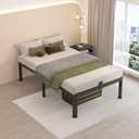 MAF 14 Inch Twin XL Metal Platform Bed Frames with Round Corner Legs