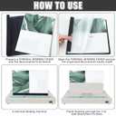 10 Pcs Thermal Binding Covers, 8.5 x 11 Inch Letter Size, 1 Inch Spine Holds 240 Sheets, Clear Front Paper Back Report Cover Suitable for Schools Offices Presentation(Black)