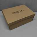 Mules for Women Clogs Chunky Block Heel Mule Square Closed Toe Slip-On Sandals with Memory Foam Padding Retro Rivet Comfort Fashion Slide Shoes (10, Chestnut)