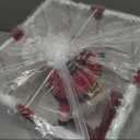 Christmas Lighted Best Gift Boxes Surprise, 50 Warm White LED Lights. White Snowflake Velvet Gift Box&Red Bow, Turned On, Top of The Box Opens to Reveal Santa Claus. Indoor Christmas Home Yard Lawn Decor