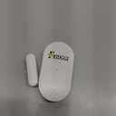 Freezer Door Alarm with 60 Second Delay, 2, 3, and 4 Minute Reminders, Refrigerator and Fridge Door Alarm or Chime, Low/Loud 80 to 110 dB  Compact Size. (White)