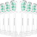 Aoremon Toothbrush Heads for Philips Sonicare Replacement Heads Compatible with Sonicare 2 Series 3 Series and Most Phillips Click-on Electric Toothbrush, 10 Pack