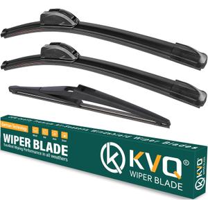 Windshield Wiper Blades Replacement for Nissan Rogue 2014-2023, Nissan Pathfinder 2013-2021, Original Equipment Replacement Front Rear Wiper Blade Set - 26" 17" 12" (Set of 3)