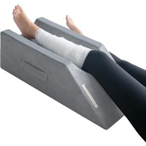 LightEase Memory Foam Leg, Knee, Ankle Support and Elevation Leg Pillow for Surgery (Single Leg Pillow)
