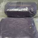 Maple&Stone Purple Comforter Set Full, 7 Pieces Bed in a Bag - Down Alternative Bed Set with Comforter, Sheets, Pillowcases & Shams, All Season Lightweight Bedding Set, Purple