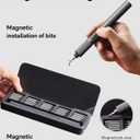 HOTO 25-in-1 Mini Electric Screwdriver, 3.7V Precision Screwdriver Set, USB-C Rechargeable, Compact Magnetic Tool for Phone, Laptop, Camera, DIY Projects, Electronics Repair