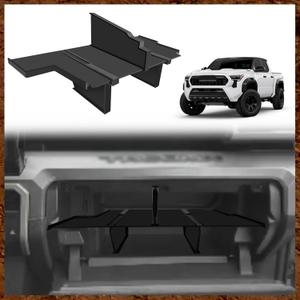 Muslogy Glove Box Dividers Organizer Compatible with Toyota Tacoma 2024 2025 & 2025 4Runner Accessories 4th Gen Tacoma Insert Box Divider ABS Secondary Storage Glove Compartment Tray (Black)