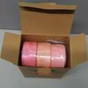 Pink Satin Ribbon 1 Inch Wide Light Pink Blush Pink Dusty Rose Ribbon Assorted Solid Color Double Faced Satin Ribbon for Flower Bouquet Wedding Invitation Crafts Gift Wrapping Hair Bows - 60Yds
