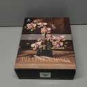 Orchid Building Sets Artificial Flowers Plant Gifts for Her Adults Girls Botanical Collection for Home Kitchen Desk Decor