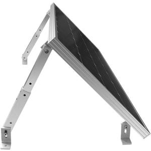 Renogy Adjustable Solar Panel Tilt Mount Brackets support up to 150 Watts Solar Panel for Roof, RV, Boat and Any Flat Surface, for on-grid/off-grid systems (Mount Only), Silver