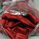 RYB HOME Christmas Red Velvet Curtain Panels for Living Room Bedroom, Heavy Duty Thermal Insulated Room Darkening Floor-Length Velvet Drapes with Hook Belt, 52" W x L84 L, 2 Panels Set