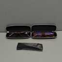 Reading Glasses 2.0 Blue Light Blocking for Men Women,Rectangular Frame Computer Readers with Spring Hinge,Anti Eyestrain/UV Ray Flexible Eyeglasses (2-Pack/Case)