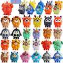 24pcs Valentines Day Animal Pop Fidget Toys with Suction,Valentines Day Gifts Silicone Stress Relief Toys for Calming, Fidgets for Adult, Travel & Bath Toys, Squeeze Toys, Party Favors