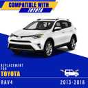 3 wipers Replacement for 2013-2018 Toyota RAV4, Windshield Wiper Blades Original Equipment Replacement - 26"/16"/10" (Set of 3) U/J HOOK